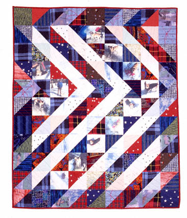 Overview photo of quilt; click for larger image (Warning: large file)